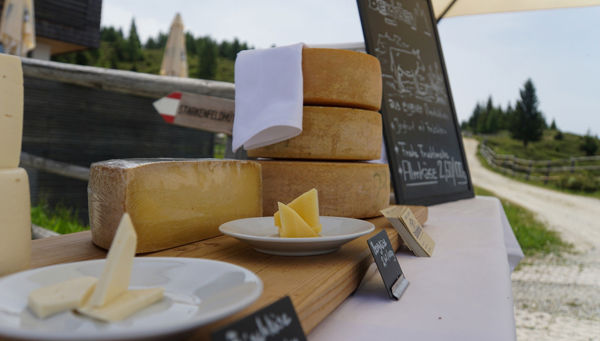 Fromage d'alpage sur le refuge Starkenfeld