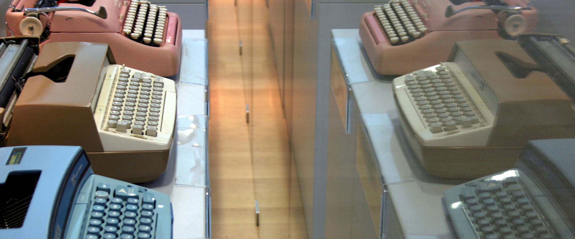 Typewriter museum Various typewriters