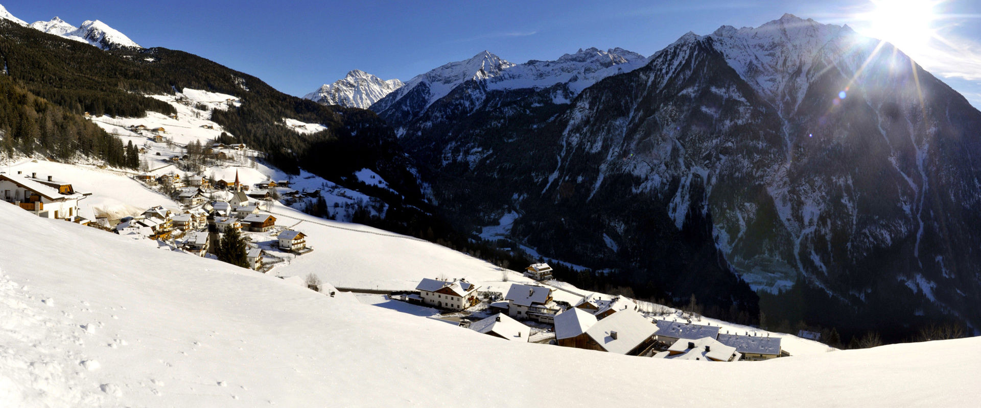 Ahornach The village of Ahornach in winter