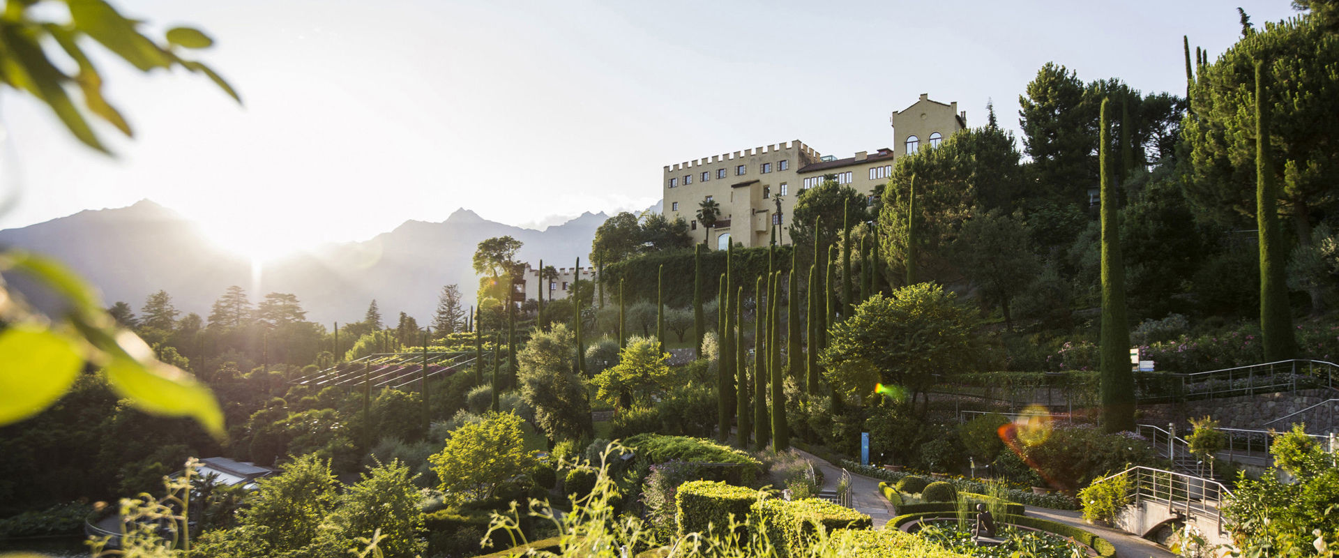 Gardens of Trautmannsdorf Castle Gorgeous park with castle.