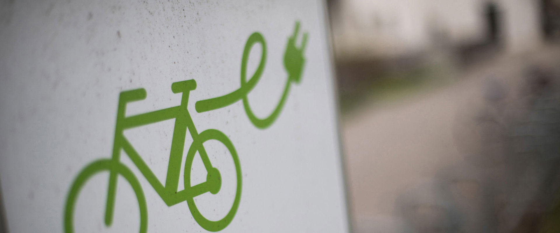 Electric bike charging station symbol Electric bike charging station symbol