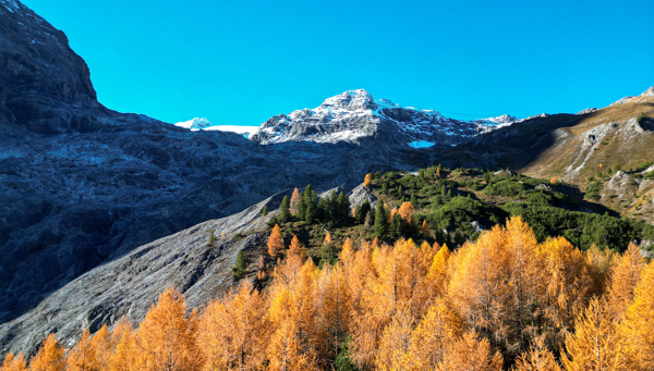 L'automne à Trafoi sur le Stelvio